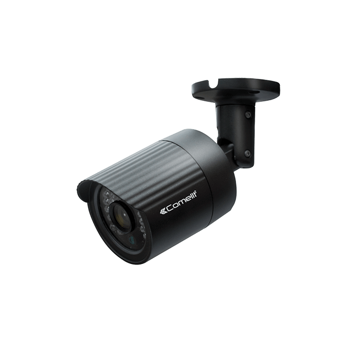 COMELIT - Telecamera IP bullet HD 720p, ottica fissa 3.6mm, IR 20m, contenitore IP66, ONVIF 2.2
