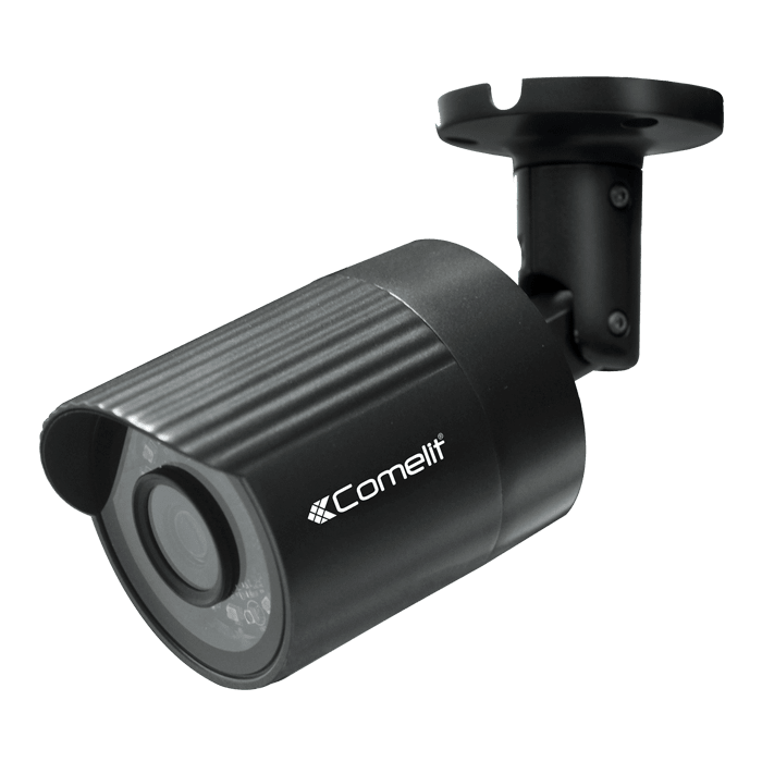 COMELIT - Telecamera IP bullet 4MP, ottica fissa 3.6mm, IR Smart 30m, contenitore IP66, ONVIF 2.2 IPCAM104A