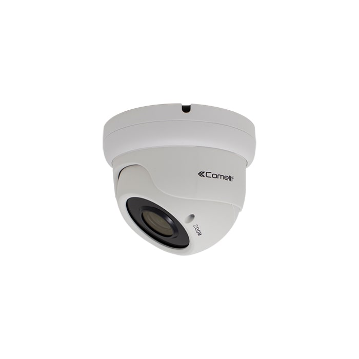 COMELIT - Serie Smart - Telecamera IP minidome 5MP, varifocale 2.8-12mm, 24 illuminatori ad IR 30m, IP66, ONVIF 2.4 IPDCAMS05VA