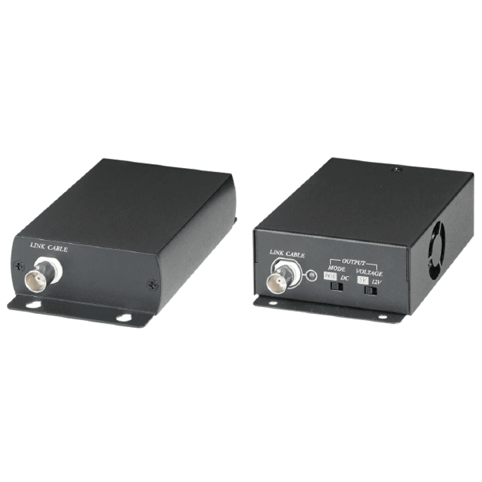 COMELIT - Convertitore attivo LAN/coassiale RG59, trasmissione segnale IP e PoE, distanza 125m, connettori RJ45/BNC, alimentatore incluso