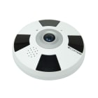 COMELIT - Telecamera IP Fish-Eye a colori 360°, risoluzione 12MP 15fps, IR IR-III 6m, contenitore interno, compatibile ONVIF
