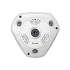 COMELIT - Telecamera IP Fish-Eye HD, ottica fissa 1.44mm, angolo 360°, collegamento wireless/cablato, IR 10m, utilizzo interno