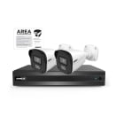 COMELIT - Serie Next - Kit IP con NVR NIPNVR004N06PA + 2 telecamere IPBCAMN04F01CUA + cartello videosorveglianza