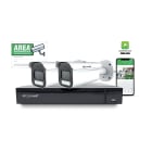 COMELIT - Serie Smart - Kit IP 5MP 8 canali, NVR IPNVR008S08PC + 2 telecamere IPBCAMS05ZB + cartello videosorveglianza