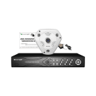 COMELIT - Kit IP Easy, NVR IPNVR085A + 2 telecamere IPFE073A + 2 accessori 43082 IPKIT085FEB
