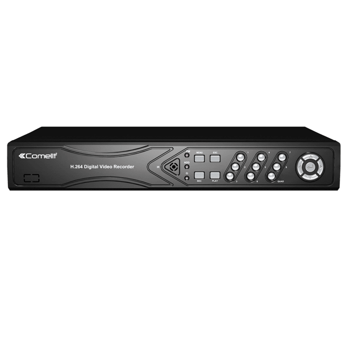COMELIT - Videoregistratore di rete NVR 16 canali IP 5MP, HDD 2TB, compatibile ONVIF 2.3