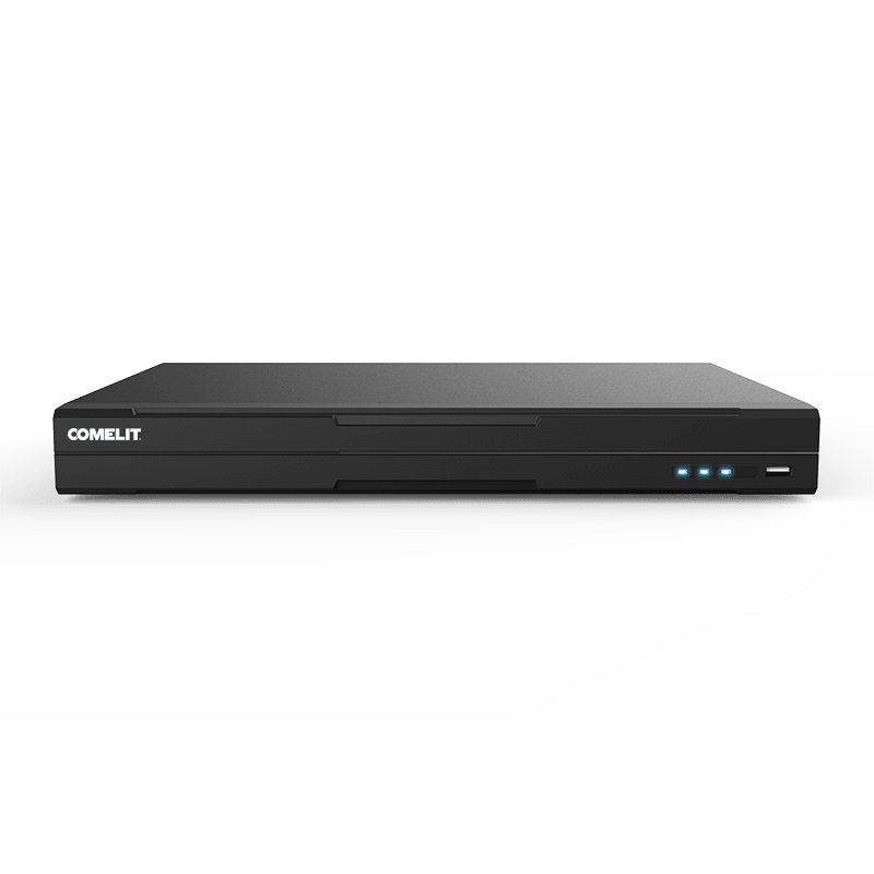 COMELIT - Serie Next - NVR 16 canali IP 4K con PoE, funzioni video analisi DVA, APP Comelit Videosorveglianza, alimentatore incluso, HDD 2TB