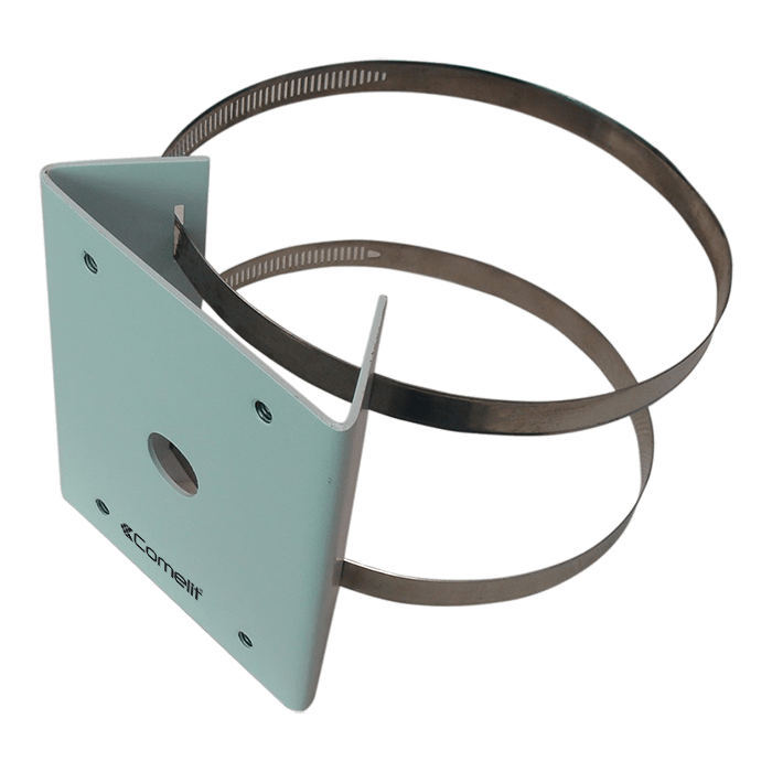 COMELIT - Accessorio montaggio a palo per telecamera dome IPPTZ110IRA, diametro palo 92-143mm IPPT-401