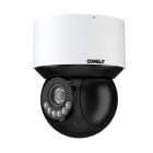 COMELIT - Serie Advance - Telecamera IP mini PTZ 4MP, zoom ottico 4x, LED IR 30m, perimetrale, speaker/microfono, alimentatore, IP66, 12V e PoE, ONVIF
