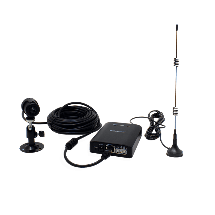 COMELIT - Serie Smart - Telecamera IP pinhole 4MP, ottica fissa 3.7mm, contenitore miniaturizzato IP66, PoE integrato, cavo 8 metri, ONVIF
