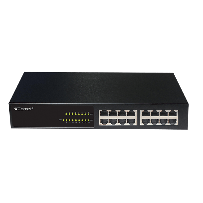 COMELIT - Telecamera IP minidome 5MP, ottica varifocale motorizzata 2.7-13.5mm, LED IR 30m, contenitore IP66, alimentazione 12V e PoE, ONVIF