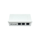 COMELIT - Serie Advance - Telecamera IP vandaldome 4MP, ottica fissa 2.8mm, LED IR 20m, IK10, face detection, microfono, slot SD, IP66, 12V e PoE, ONVIF