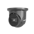 COMELIT - Serie Advance - Telecamera IP turret 4MP grigia, ottica fissa 2.8mm, LED IR 30m, microfono, slot SD, alluminio IP67, 12V e PoE, ONVIF