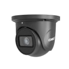 COMELIT - Serie Advance - Telecamera IP turret 4MP grigia, varifocale 2.8-12mm, LED IR 50m, microfono, slot SD, alluminio IP67, 12V e PoE, ONVIF