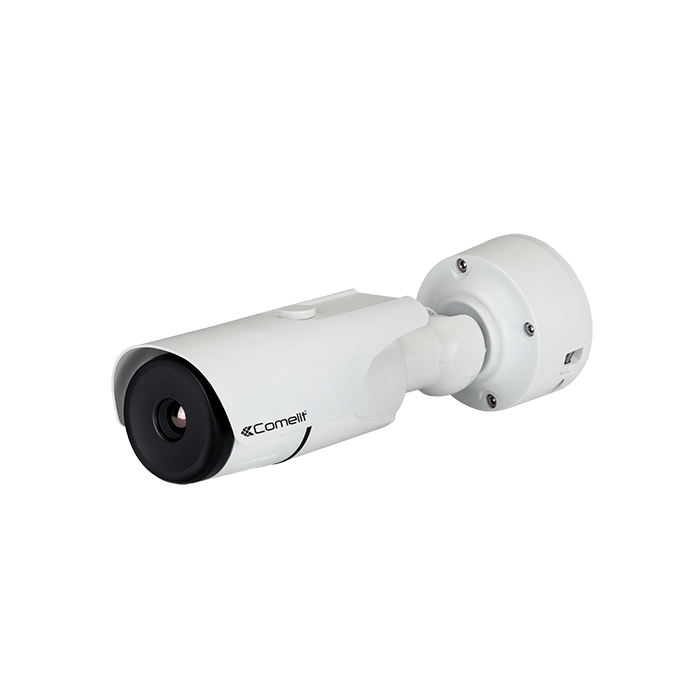 COMELIT - Telecamera IP bullet termica VGA 640x480, ottica fissa 19mm 9fps, contenitore waterproof IP66, compatibile ONVIF 2.4