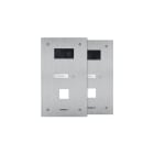 COMELIT - FRONTALE STEELSWITCH 1 PULS. E FORO 40X4