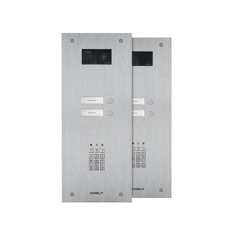 COMELIT - FRONTALE STEELSWITCH 2 PUL. E KEYPAD