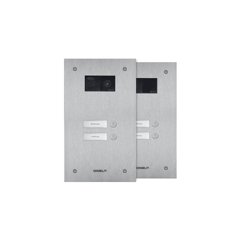 COMELIT - FRONTALE STEELSWITCH CON 2 PULSANTI