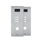 COMELIT - FRONTALE STEELSWITCH 3 PULS. E FORO 40X4