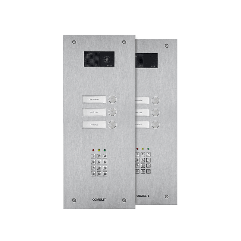 COMELIT - FRONTALE STEELSWITCH 3 PUL. E KEYPAD IX0103KPU