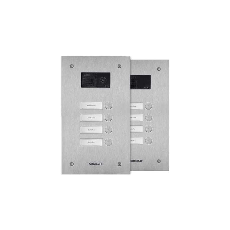 COMELIT - FRONTALE STEELSWITCH CON 4 PULSANTI