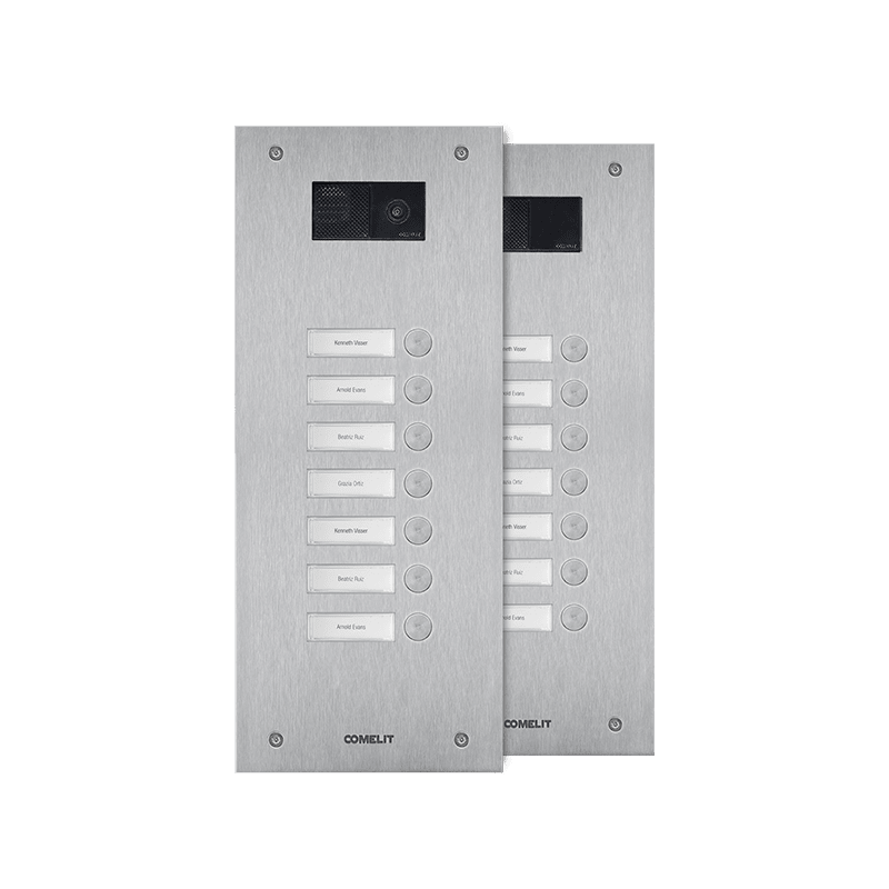 COMELIT - FRONTALE STEELSWITCH CON 7 PULSANTI