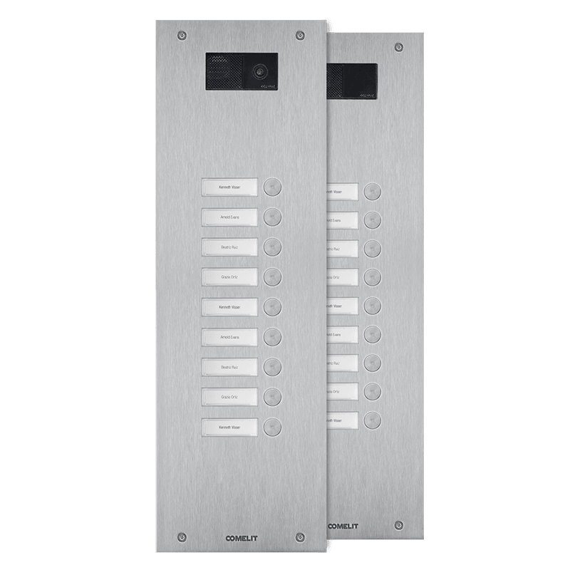 COMELIT - FRONTALE STEELSWITCH CON 9 PULSANTI