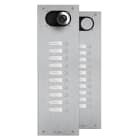 COMELIT - Serie Switch - Frontale 10 pulsanti, acciaio inox AISI 316, retroilluminazione LED, IK08