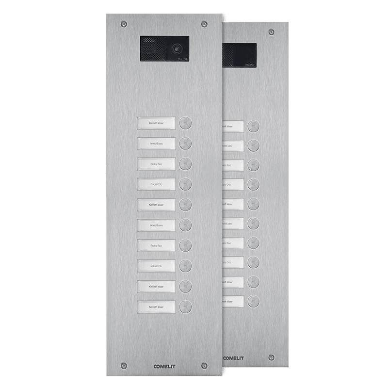 COMELIT - FRONTALE STEELSWITCH CON 10 PULSANTI