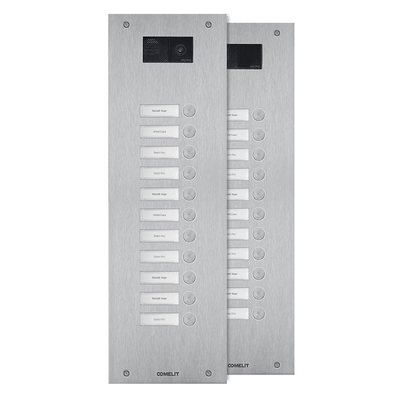 COMELIT - FRONTALE STEELSWITCH CON 11 PULSANTI