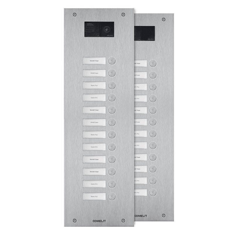 COMELIT - FRONTALE STEELSWITCH CON 12 PULSANTI
