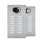 COMELIT - Serie Switch - Frontale 16 pulsanti 2 colonne, AISI 316, retroilluminazione LED, IK08