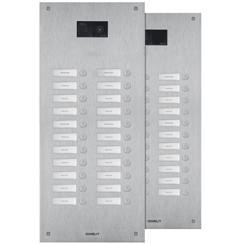 COMELIT - FRONTALE STEELSWITCH CON 22 PUL.- 2 COLO