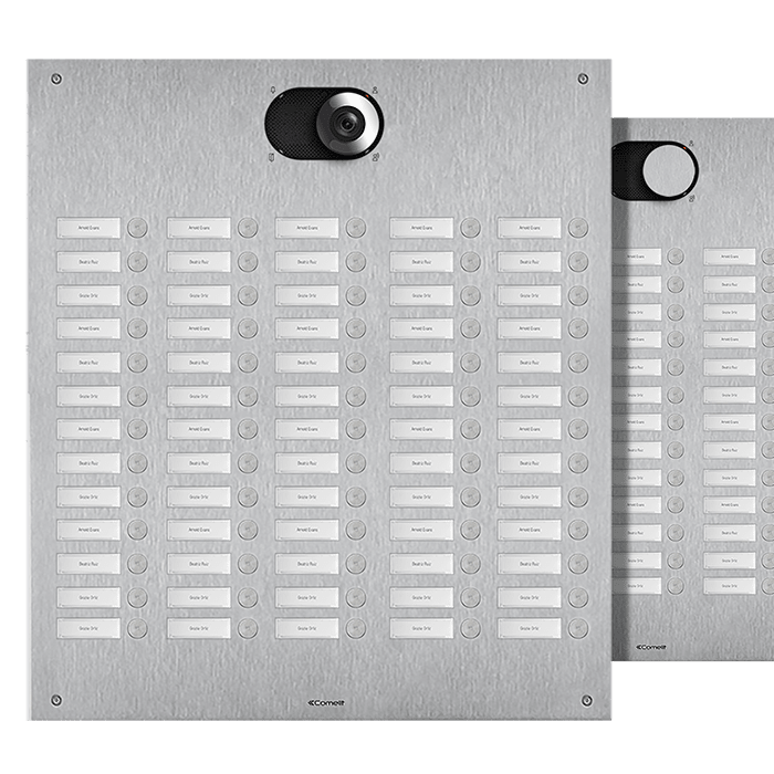 COMELIT - Serie Switch - Frontale 65 pulsanti 5 colonne, AISI 316, retroilluminazione LED, IK08