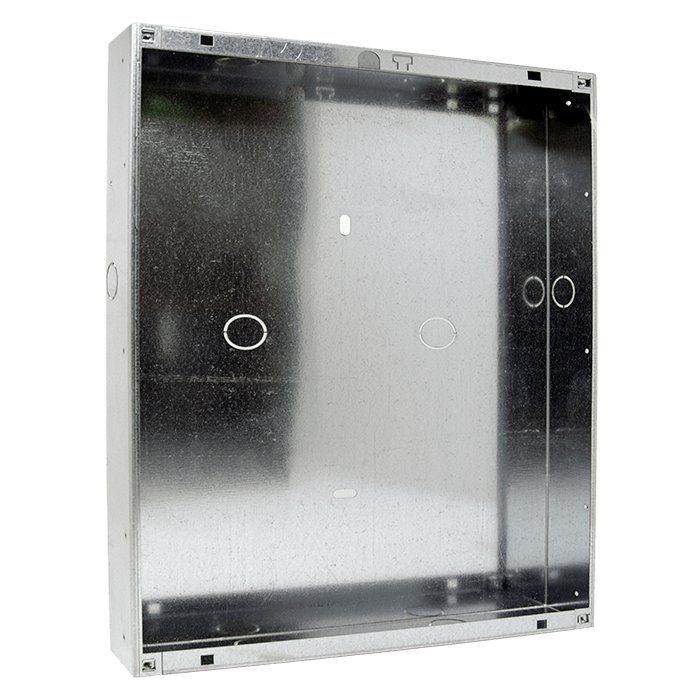 COMELIT - Serie Switch - Scatola da incasso per frontali 55-65 pulsanti, acciaio zincato, 469x476x56mm