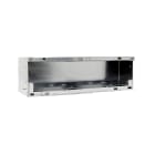 COMELIT - Serie Switch - Scatola da incasso per frontale accessorio 5 colonne pulsanti, acciaio zincato, 469x110.5x56mm