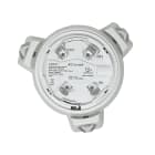 COMELIT - Kit base lampeggiante EN54-23 + base sonora EN54-3, montaggio basso profilo, segnalazione ottico-acustica K41VAD100L