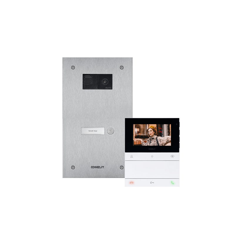 COMELIT - KIT STEELSWITCH E PEOPLE VIVAVOCE. SB2 KVS2001PL
