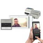 COMELIT - Serie Maxi - Kit video monofamiliare con posto esterno Ultra e monitor 7" Wi-Fi, sistema ViP, preprogrammato
