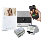 COMELIT - Serie Mini - Kit monofamiliare con posto esterno Ultra, gateway slave e monitor Mini, sistema ViP, preprogrammato KVU8508