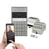 COMELIT - Serie Ultra - Kit video monofamiliare con posto esterno Ultra tastiera numerica e gateway master, sistema ViP, 1 licenza master inclusa