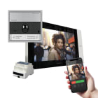 COMELIT - Serie 7 Top - Kit video monofamiliare con posto esterno Ultra, gateway slave e videocitofono 7" Wi-Fi, sistema ViP