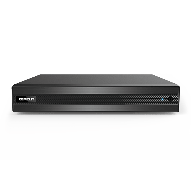 COMELIT - Serie Next - NVR 4 canali IP 6MP con PoE, NDAA compliant, funzioni video analisi DVA, APP Comelit Videosorveglianza, alimentatore incluso, senza HDD