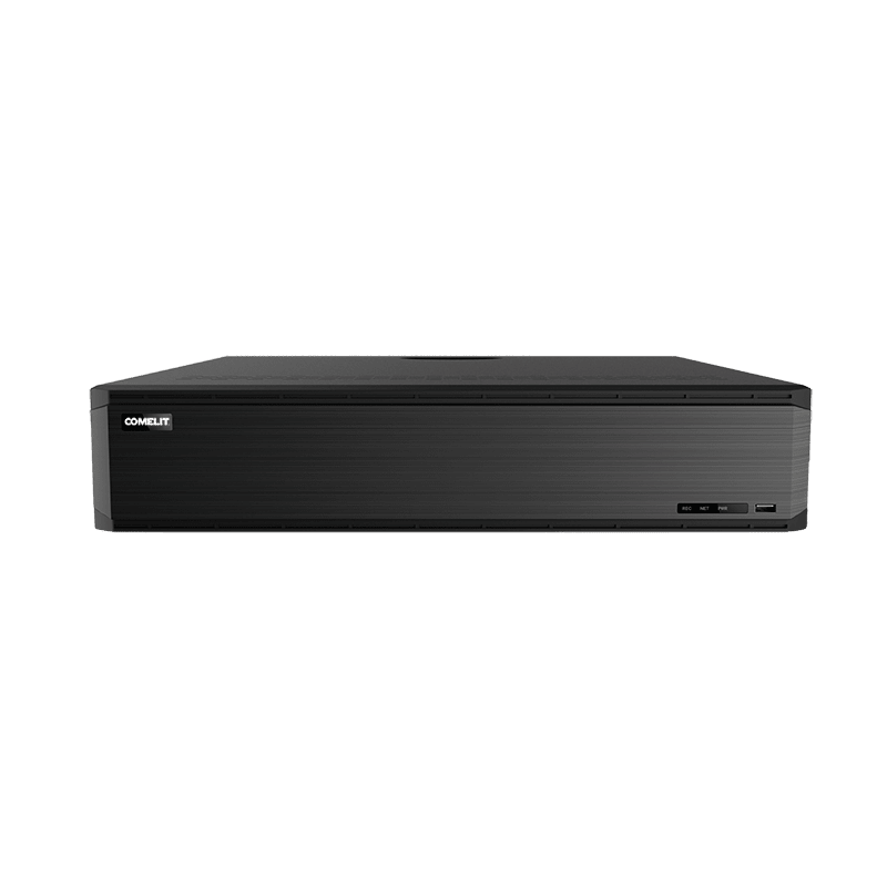 COMELIT - Serie Advance - NVR 32 canali IP 12MP, NDAA compliant, funzioni video analisi DVA, database volti e targhe, APP Comelit Videosorveglianza, senza HDD