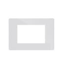 COMELIT - Serie One - Placca all white 4 moduli, compatibile BTicino Axolute