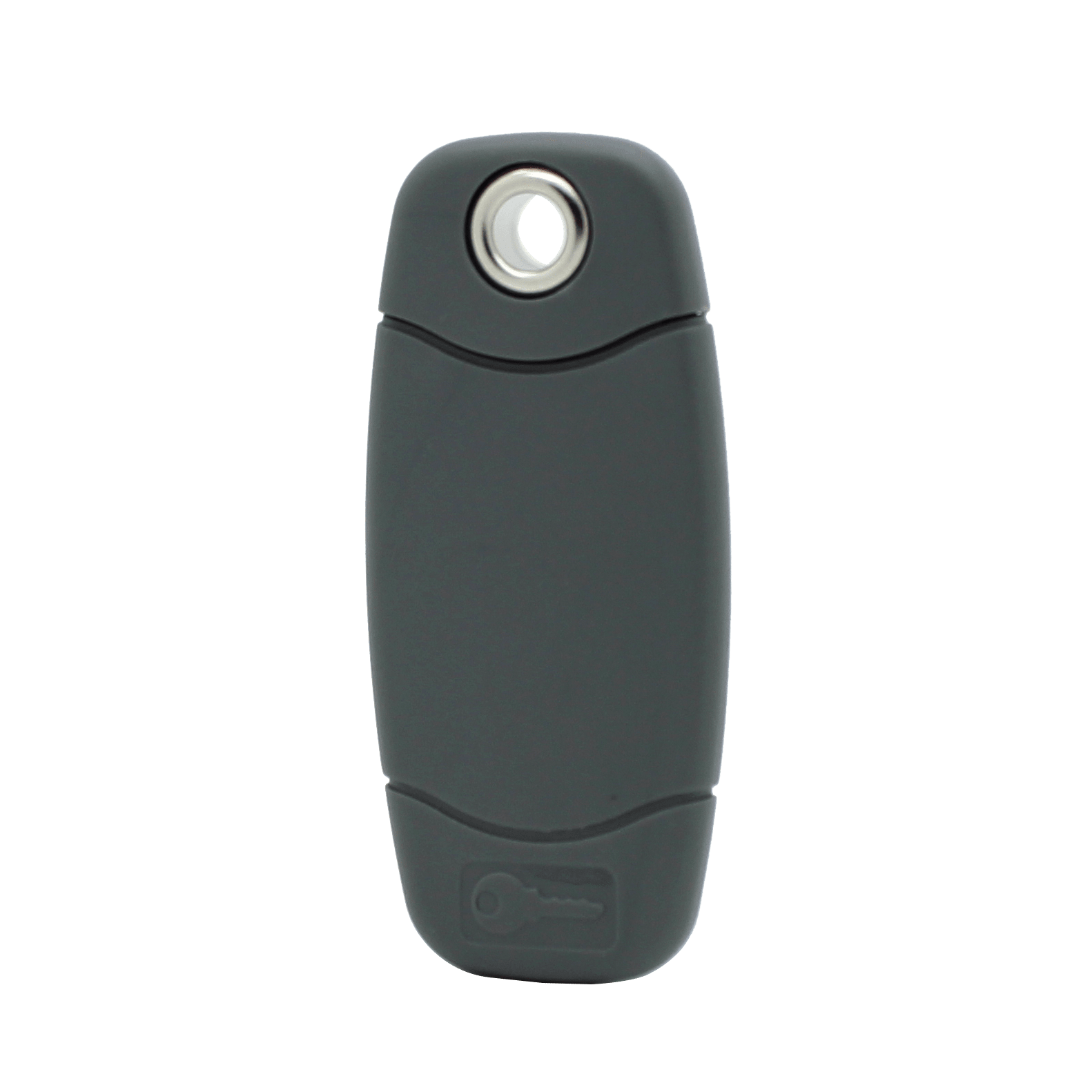 COMELIT - Portachiavi PAC OPS Mifare DESFire EV1 4K grigio con clip, confezione da 10