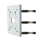 COMELIT - Serie Smart - Staffa montaggio a palo per junction box esterno, diametro palo 103-127mm, compatibile JBSVARI66A/JBSFIX66A