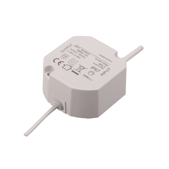 COMELIT - Alimentatore da incasso, ingresso 230VAC, uscita 12VDC 1.3A, IP67 PS1213A