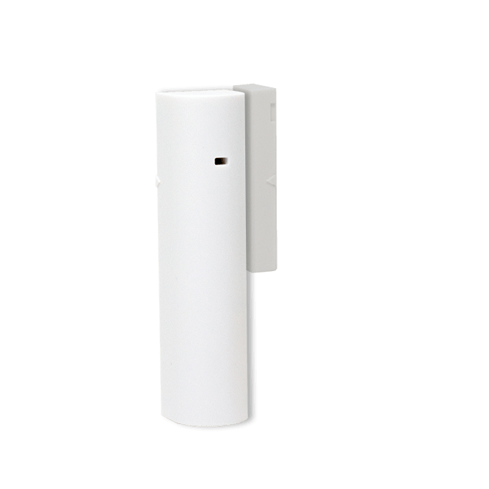 COMELIT - Contatto magnetico wireless 868MHz bianco, 1 ingresso ausiliario, doppia ampolla reed RF1MCW