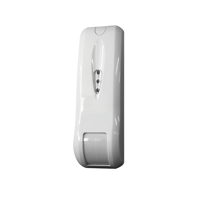 COMELIT - Sensore wireless doppia tecnologia effetto tenda per Secur Hub, portata 12m, apertura 7.5°, staffa L inclusa RFDT12CE